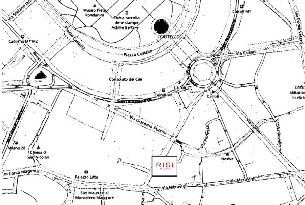 mappa milano negozio risi