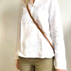 camicia da donna manica lunga lino bianco Elisa Risi Milano