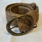 cintura rafia vimini Brigitta Risi Milano