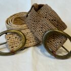 cintura rafia vimini Brigitta Risi Milano