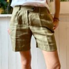 pantaloncini da donna shorts in lino Alfio Risi Milano