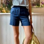 pantaloncini da donna shorts in lino Alfio Risi Milano