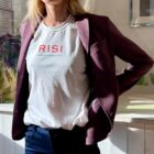 maglietta cotone unisex logo Risi t-shirt Alessandra Risi Milano
