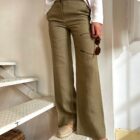 pantaloni donna dritti senza pinces Romeo Risi Milano
