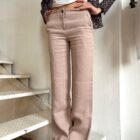 pantaloni donna dritti senza pinces Romeo Risi Milano