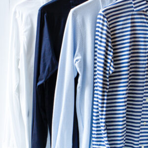 polo a manica lunga da uomo modello camicia in jersey e piquet Ines Risi Milano.
