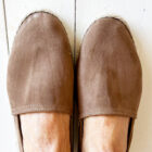 espadrillas silvia marrone indossato risi milano