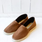 espadrillas donna suede silvia marrone risi milano