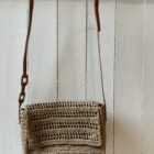 borsa di vimini a tracolla Heidi Risi Milano