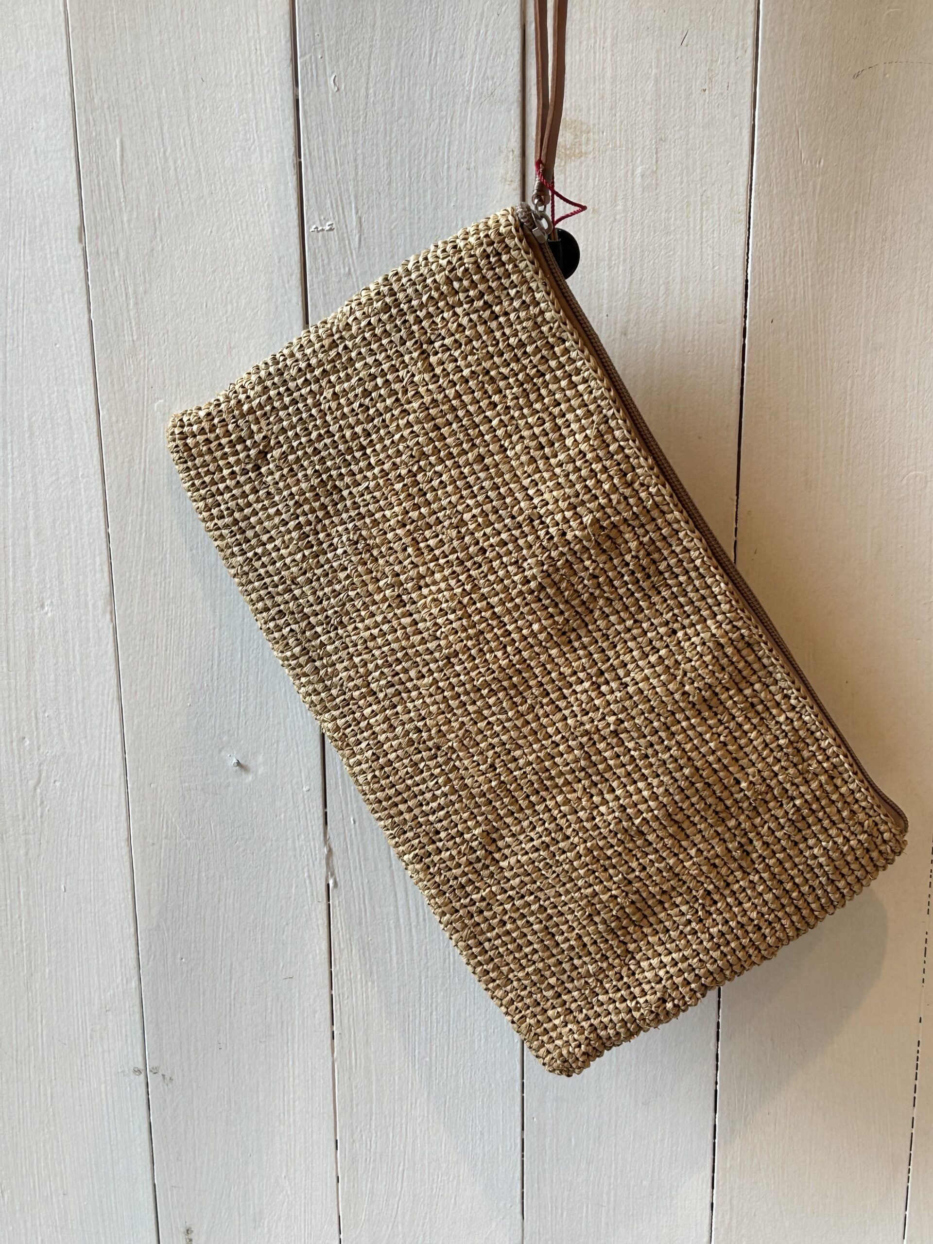 borsetta di vimini a mano pochette Lidia Risi Milano