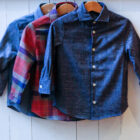 camicia bambini taglio classico flanella Giovanna Risi Milano