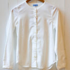 camicia da donna a girocollo varianti flanella Wanda Risi Milano