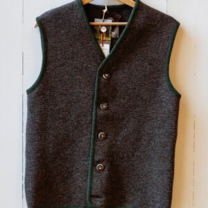 Gilet Sarner da uomo classico in lana Alberico Risi Milano
