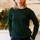 maglione lana shetland donna girocollo modello Zeno RISI Milano