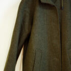 Parka con cappuccio 3/4 loden da donna Lisa Risi Milano