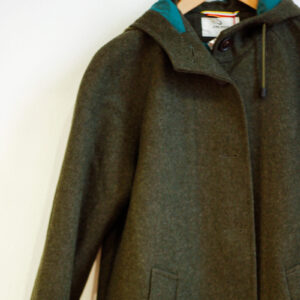 Parka con cappuccio 3/4 loden da donna Lisa Risi Milano