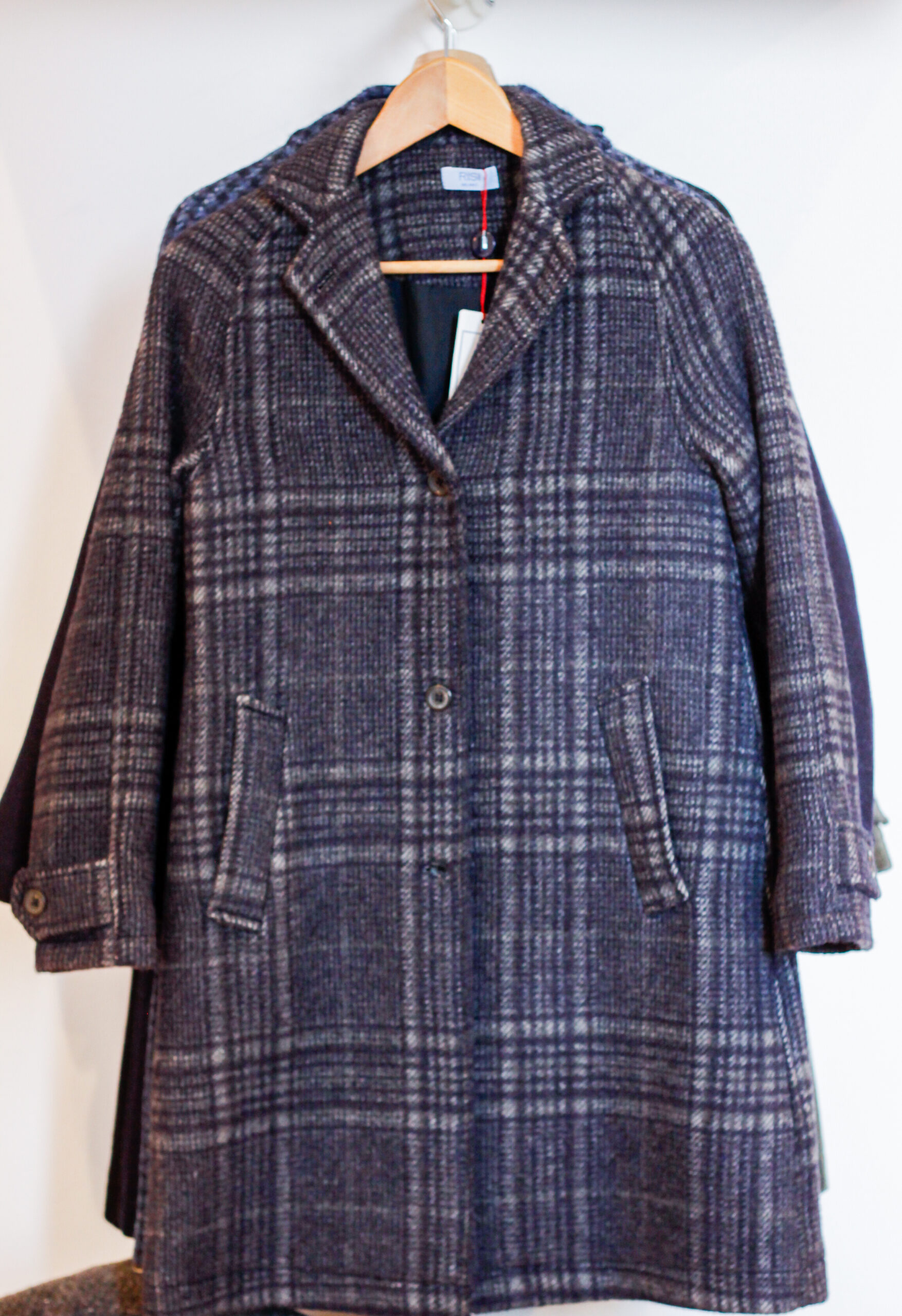 cappotto classico da donna in lana Carluccio Risi Milano
