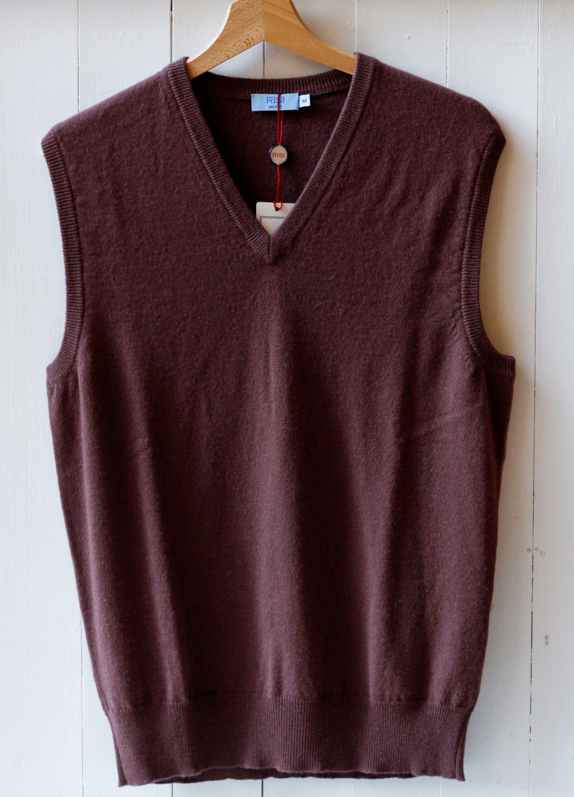 gilet da uomo con lo scollo a V Guido Risi Milano