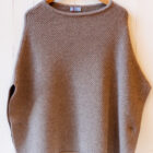 mantella in lana e cashmere modello Livia Risi Milano