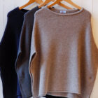 mantella in lana e cashmere modello Livia Risi Milano