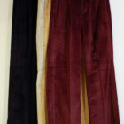 pantaloni da donna con pinces in velluto Lanfranco Risi Milano