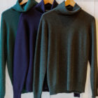pullover da uomo collo alto lana e cashmere maglione modello Sergio Risi Milano