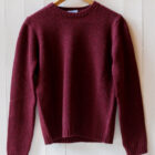 maglione lana shetland donna girocollo modello Zeno Risi Milano