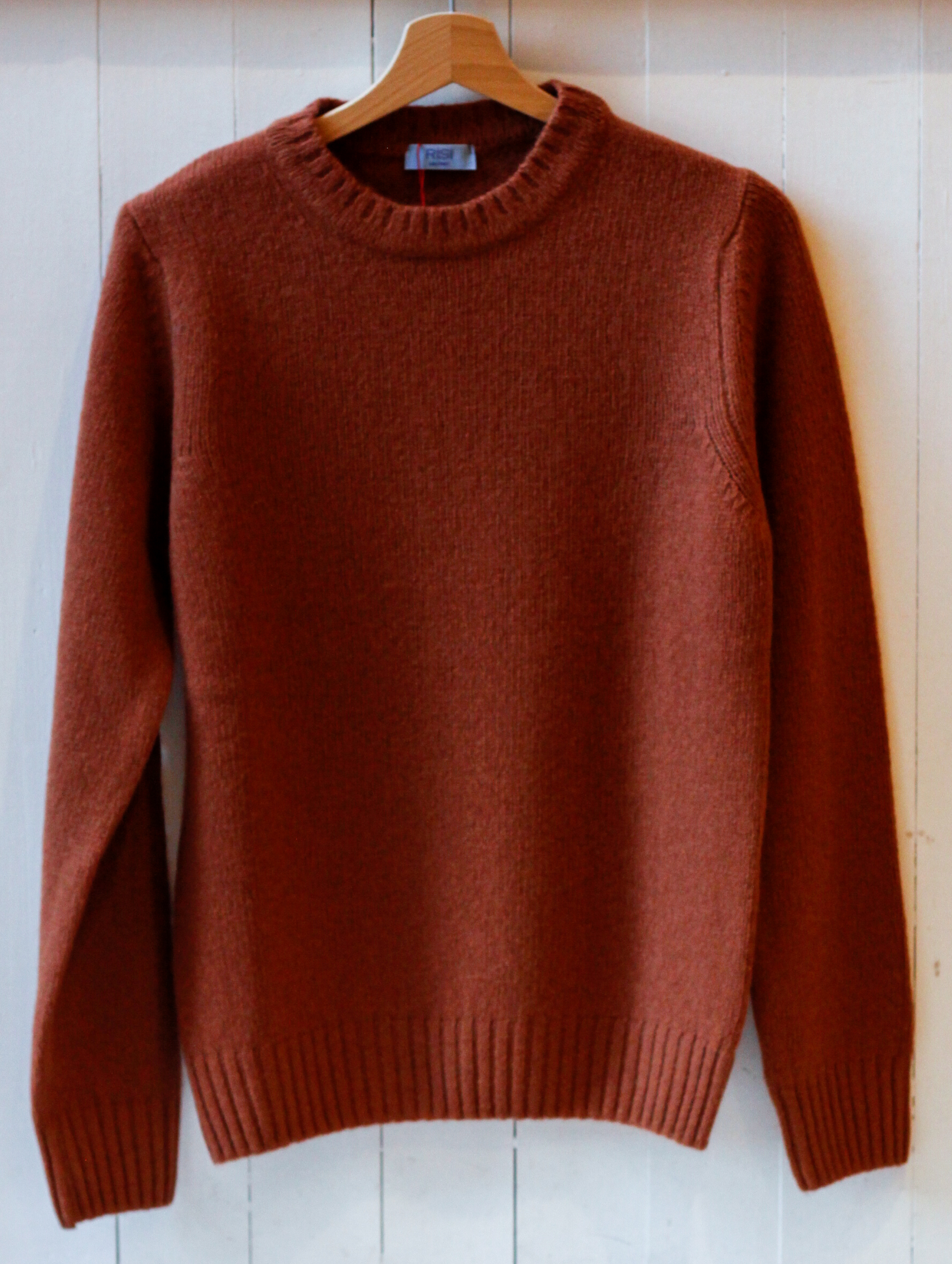maglione da uomo in lana shetland pullover modello Corrado Risi Milano