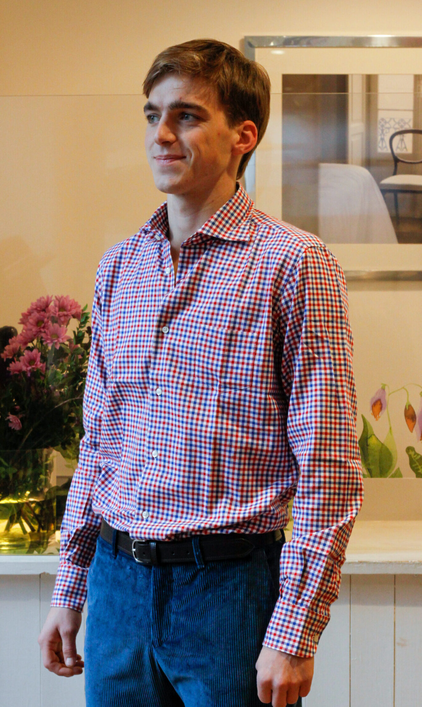 camicia classica da uomo modello Teresa Risi Milano