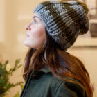 cappellino in lana lavorato a maglia grossa modello Ilario RISI Milano