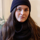 cappellino in lana e cashmere modello Italo RISI Milano