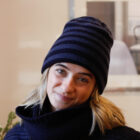 cappellino in lana e cashmere modello Italo RISI Milano