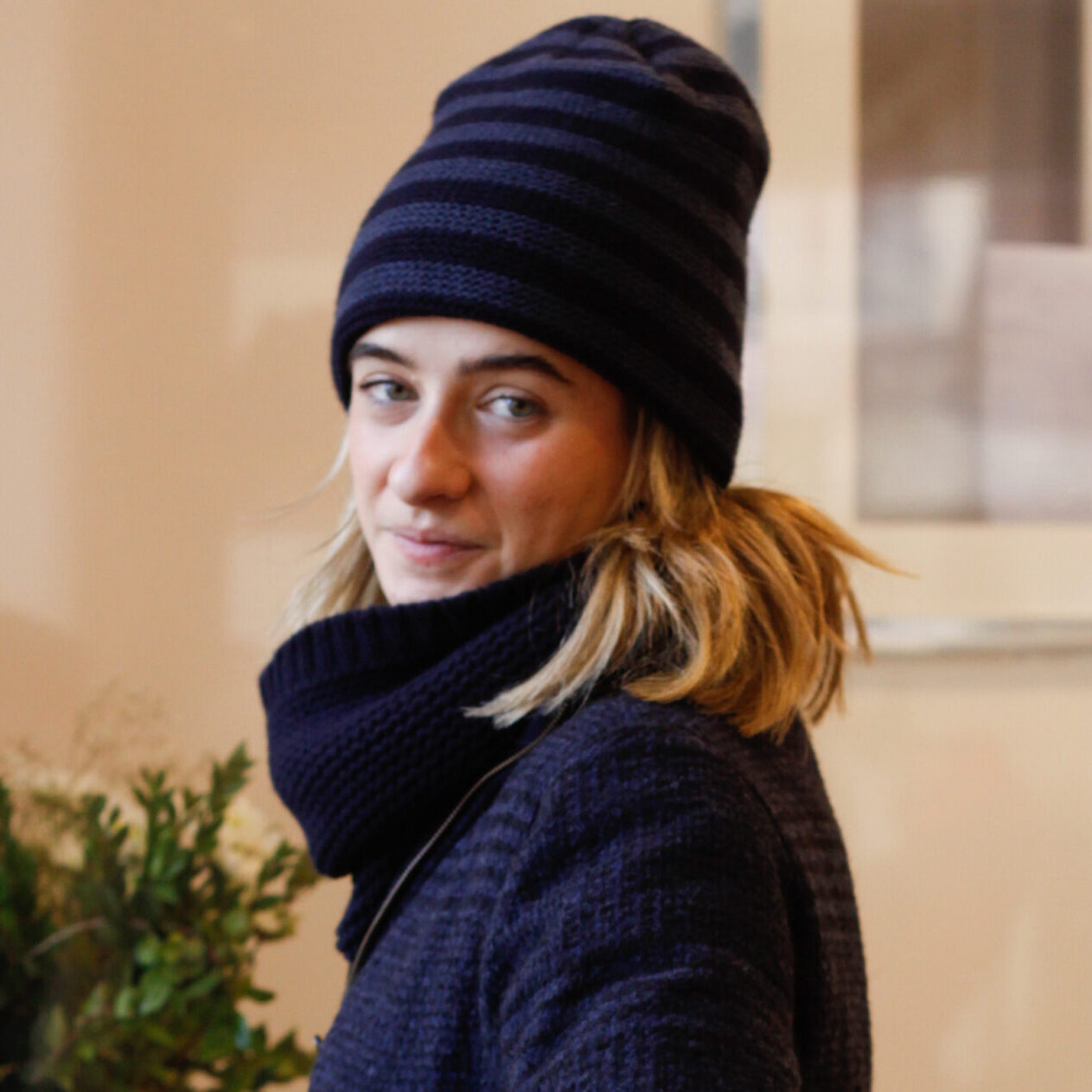 Scaldacollo in lana e cashmere modello Luigi RISI Milano