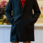 Cappotto classico da uomo loden in lana modello Carluccio cappellino in lana e cashmere modello Italo e sciarpa lana e cashmere Vera RISI Milano