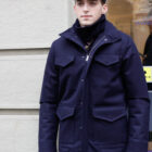 Giacca field jacket pesante invernale uomo lana modello Tullio e coppola in tweed di lana modello Micol RISI Milano