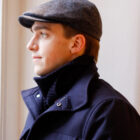 Giacca field jacket pesante invernale uomo lana modello Tullio e coppola in tweed di lana modello Micol RISI Milano