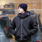 Giubbotto imbottito adulti modello Giacomo e cappellino in lana e cashmere modello Stefano RISI Milano