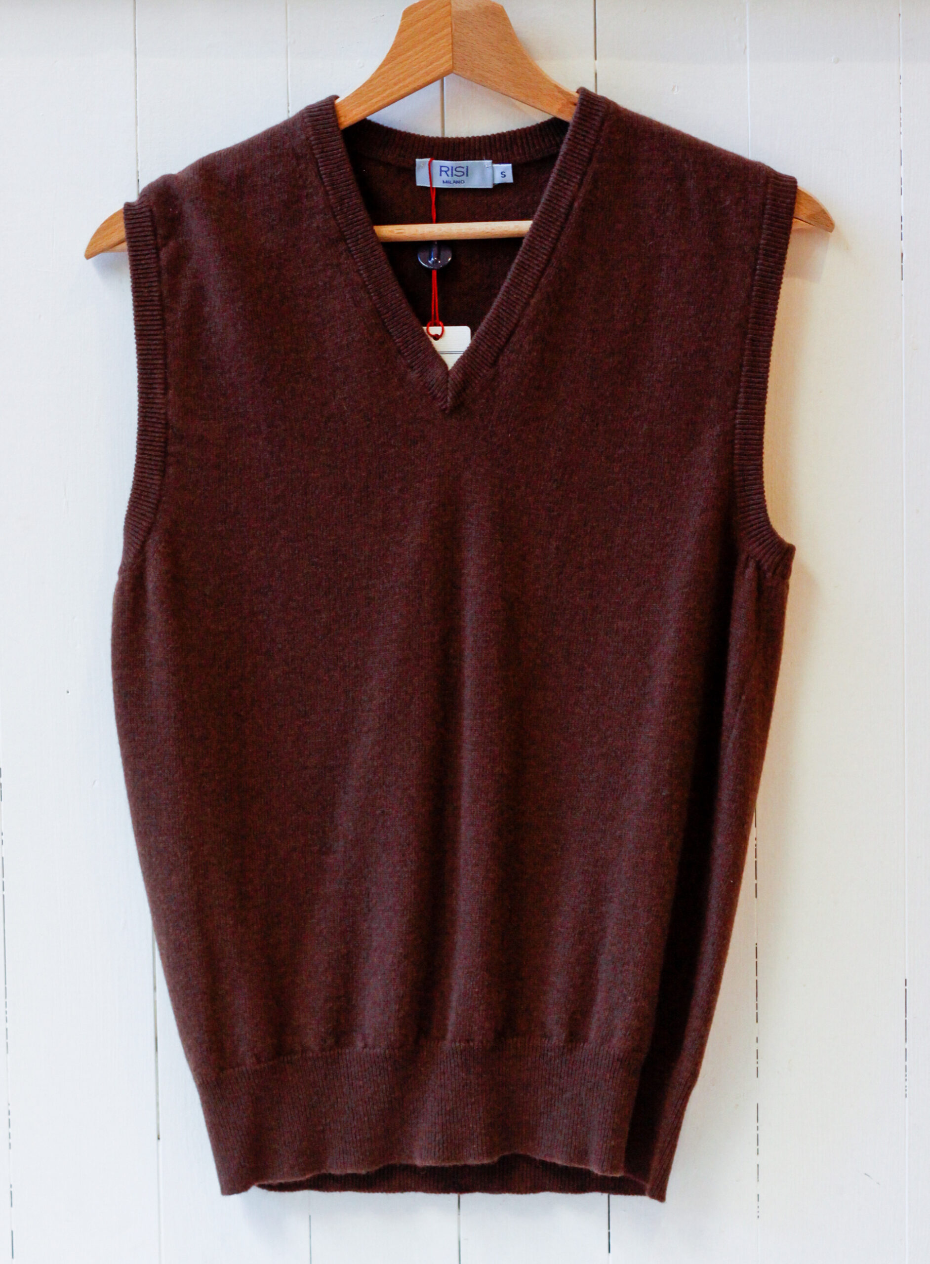 gilet da uomo con lo scollo a V Guido Risi Milano
