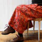 scarponcino da montagna da donna scamosciato con stringhe bordeaux modello Louis RISI Milano