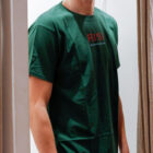 maglietta cotone manica corta unisex logo RISI t-shirt modello Alessandra RISI Milano