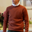 Maglione da uomo in lana shetland pullover modello Corrado RISI Milano