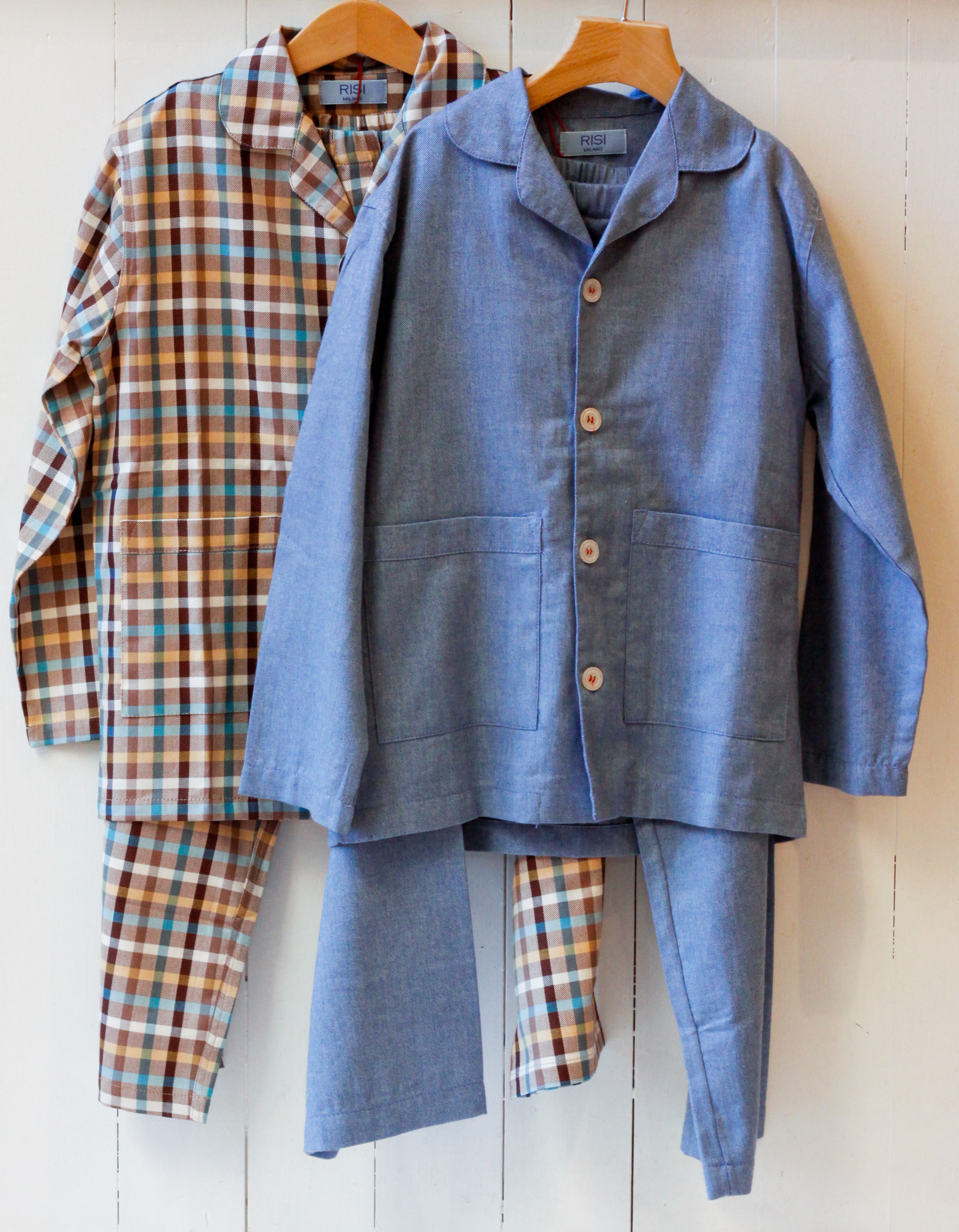 pigiama per bambini lungo in cotone invernale modello Felice RISI Milano