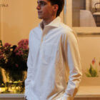 polo da uomo a manica lunga 4 bottoni modello Agata RISI Milano