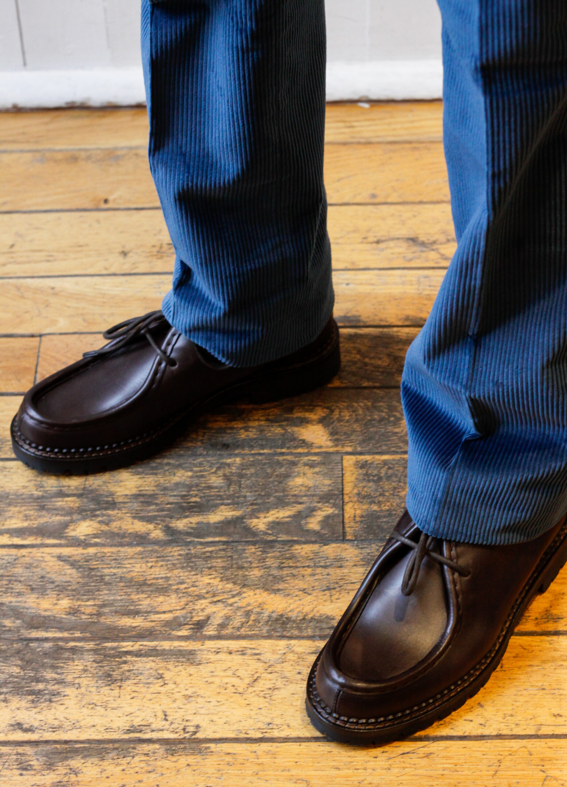 Scarpe da uomo stringate con carrarmato modello Berta RISI Milano