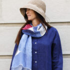 sciarpa in lino e cotone modello Alice RISI Milano