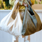 Borsa estiva in tessuto sfoderata a spalla modello Eden RISI Milano