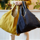 Borsa estiva in tessuto sfoderata a spalla modello Eden RISI Milano