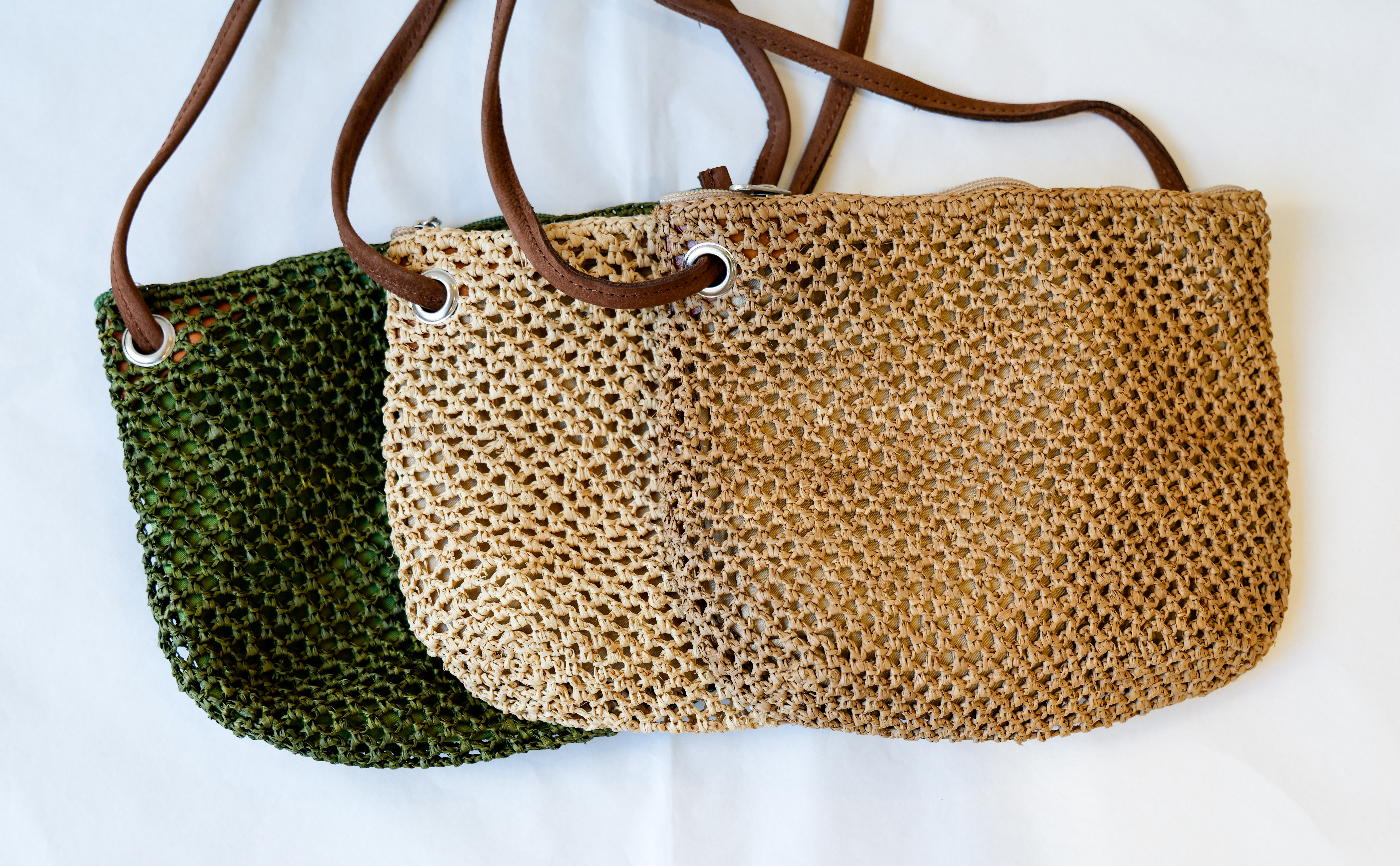 borsa a tracolla vimini piccola vari colori modello Chiara negozio RISI Milano