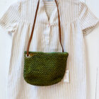 borsa a tracolla vimini piccola vari colori modello Chiara negozio RISI Milano