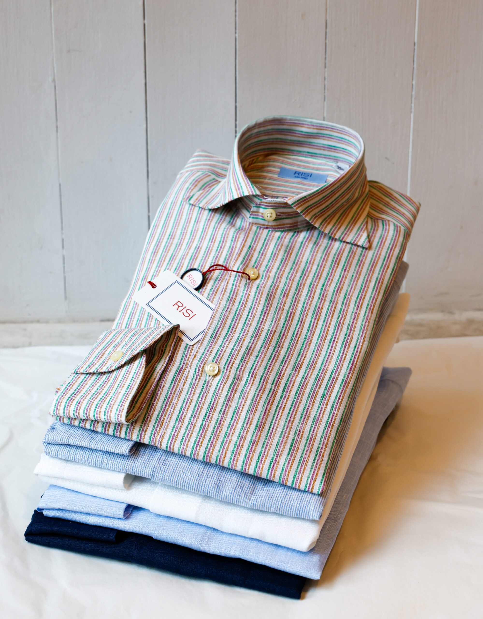 Camicia uomo collo francese modello Olivia RISI Milano